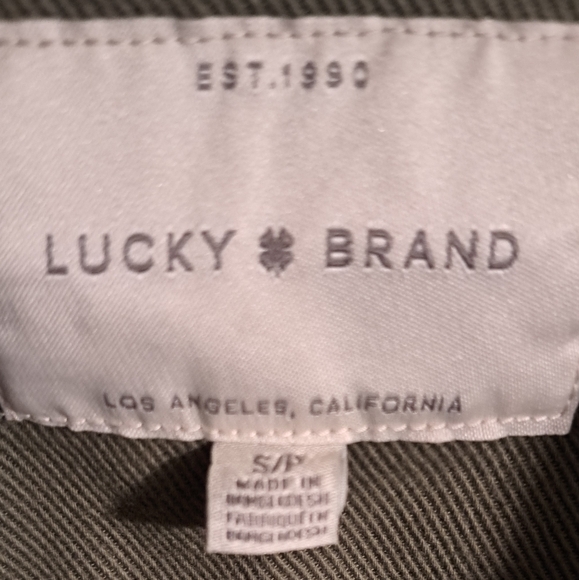 Lucky Brand Utility Jacket in Olive. BUNDLE AND SAVE! - Picture 3 of 5